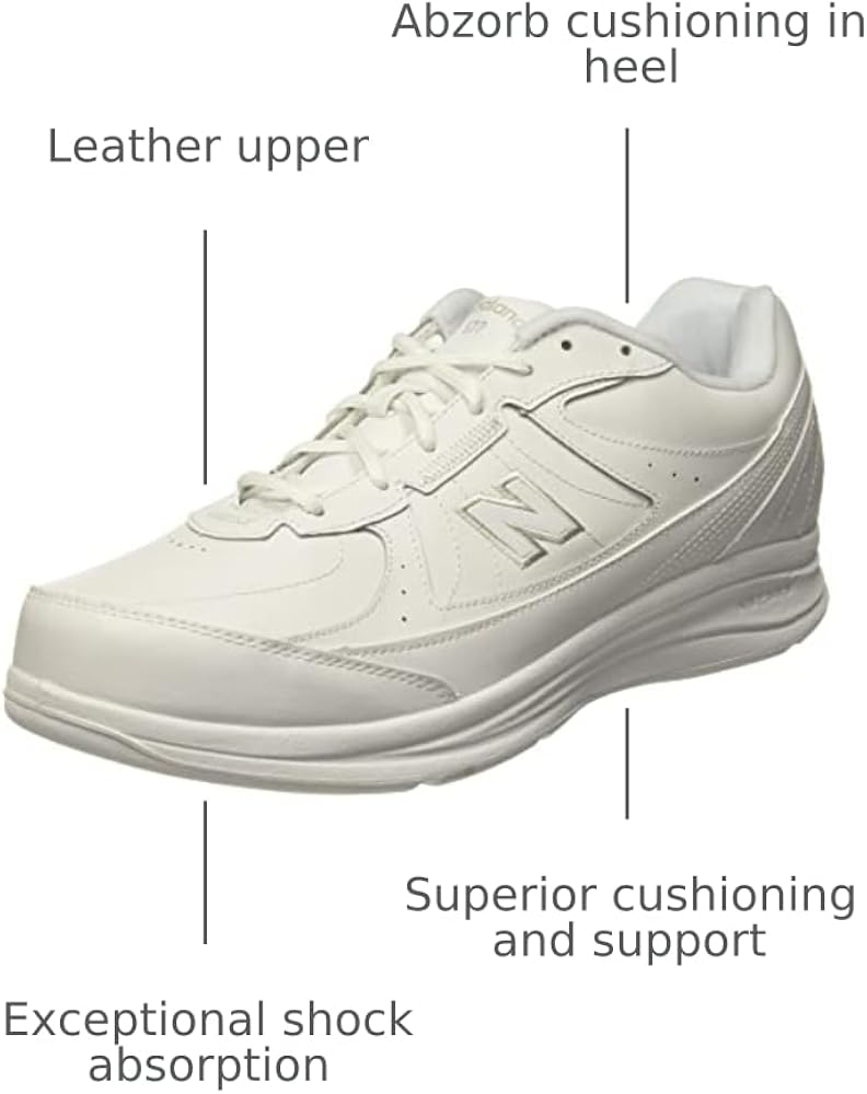 Amazon.com | New Balance Men's 577 V1 Lace-up Shoe, White, 7